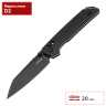 Складной нож KERSHAW Iridium REVERSE TANTO 2038RBLK K2038RBLK